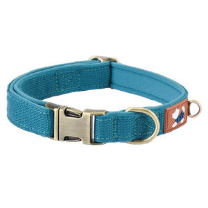 Collar de Poliéster Sólido para Perros Pequeños y Medianos, con Grabado Personalizado, Anillo Antipérdida para Paseos - Product Image 6