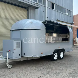 Camion de restauration mobile de type chariot à hot-dogs, conforme aux normes européennes, à vendre - Product Image 4