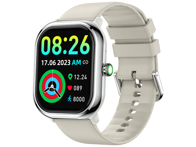 New Design Smart Watch 1.96-inch AMOLED Screen Always-on Display IP68 Waterproof Fashion Watches Fitness Smartwatch