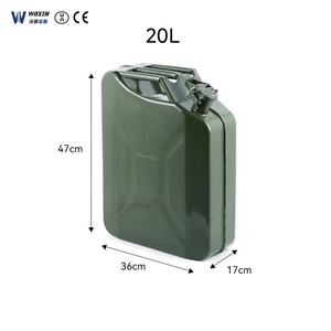 Produit camping Plaque laminée à froid Jerrycan en métal 20L Réservoir <span class=keywords><strong>d</strong></span>'<span class=keywords><strong>eau</strong></span> de grande capacité 20l <span class=keywords><strong>avec</strong></span> <span class=keywords><strong>robinet</strong></span> - Product Image 2