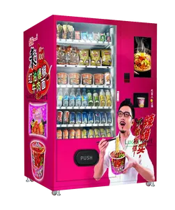 Vending machine comida quente Ramen copo instantâneo macarrão vending machine automática food vending machines venda que preparam alimentos