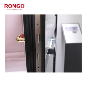 Cerradura de puerta inteligente de diseño de lujo del fabricante superior de China, puertas blindadas exteriores, puerta de seguridad a prueba de balas - Product Image 4