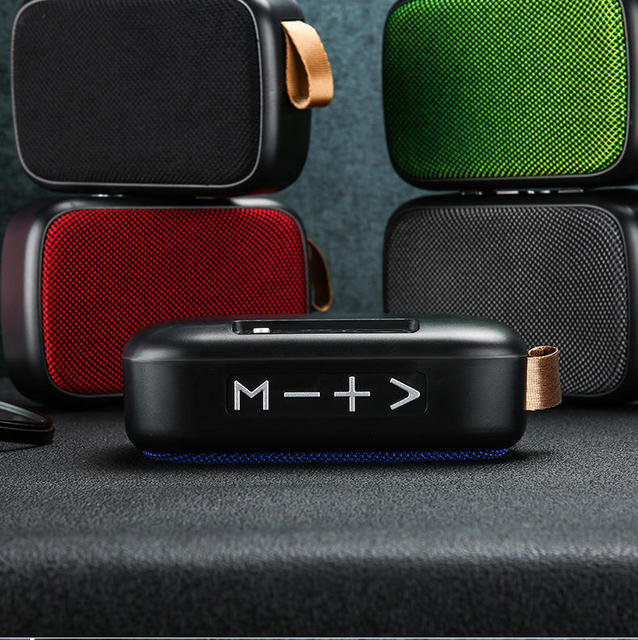 Wireless Fabric Speaker with Card Slot USB Drive Outdoor Sports Mini Speaker for Foreign Trade