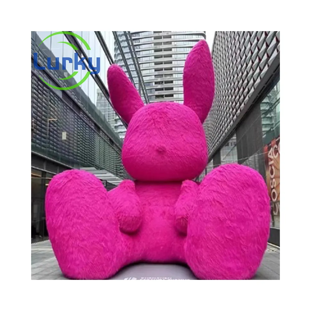 Rabbit Inflatable Cartoon Character Commercial Advertising Model Feature Courtyard Decoration Air Balloon