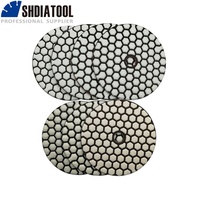 SHDIATOOL 4 pouces # Disque de polissage diamanté à sec sans poussière, grain 50-3000, pour quartz, marbre, granit, carrelage et pierre