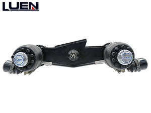 <span class=keywords><strong>Essieu</strong></span> de camion <span class=keywords><strong>remorque</strong></span> robuste 60T 80T 100T, suspension Argo Bogie, <span class=keywords><strong>essieu</strong></span> tandem pendulaire, suspension à poutre de marche <span class=keywords><strong>rigide</strong></span> – Fourniture directe usine - Product Image 1