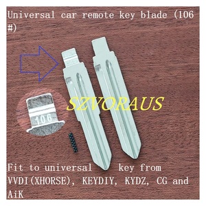 Chất Lượng Cao Phổ Xe Từ Xa Chìa Khóa Lưỡi #103 106 111 123 Phù Hợp Để Phổ Chìa Khóa Từ Vvdi Xhorse Keydiy Kydz Cg AIK Bán Buôn - Product Image 3