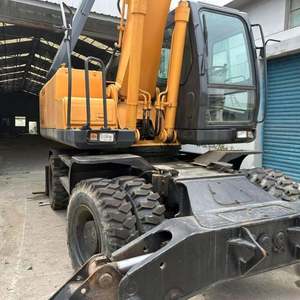 Miniexcavadora de ruedas Hyundai 210-7 usada, China, buen estado, precio bajo, características esenciales, motor de bomba de motor - Product Image 4