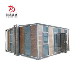 Factory Directly Sale Mobile Luxury Prefab Folding Expandable Container Tiny Homes 20 Feet 700 MM Folding House