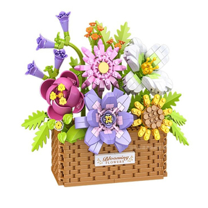 Set di Blocchi da Costruzione EPT, Giocattoli Floreali Creativi per Bambini, Blocchi Educativi per Comporre Fiori - Product Image 2