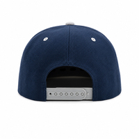 Gorras Snapback Personalizadas de 6 Paneles, Gorras Lisas de Dos Tonos con Visera Plana y Ojales, Gorras de Béisbol Bordadas Personalizadas para Unisex