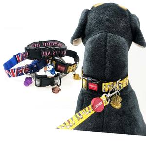 Desainer Kustom Nilon Hewan Mode Kalung Anjing Sublimasi Bermotif <span class=keywords><strong>Pitbull</strong></span> Para Perro - Product Image 4