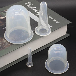 Juego <span class=keywords><strong>de</strong></span> <span class=keywords><strong>masaje</strong></span> con ventosas faciales <span class=keywords><strong>de</strong></span> grado médico, <span class=keywords><strong>Copa</strong></span> suave para cara, ojos y cuerpo para promover la regeneración <span class=keywords><strong>de</strong></span> colágeno - Product Image 3