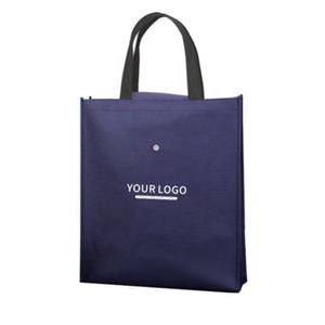 Sacs à bandoulière non tissés imprimés ODM OEM, sacs de courses écologiques, sacs fourre-tout décontractés simples en tissu - Product Image 3