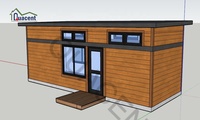 Villa pequeña de aislamiento SIP minimalista moderna Quacent (compatible con servicios personalizados), kit de casa prefabricada de montaje rápido