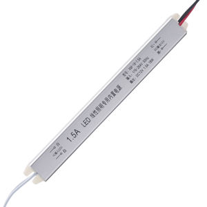 72W 12V 24V Alimentation mince blanche IP20 Alimentation LED d'intérieur Pilote linéaire étroit Boîtier en plastique blanc Pilote LED pour l'éclairage - Product Image 2