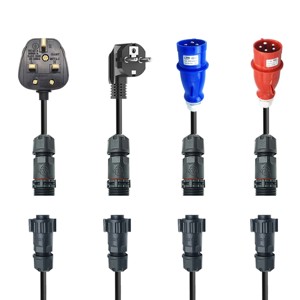 สถานีชาร์จแบบพกพา สถานีชาร์จรถยนต์ไฟฟ้า 3.5kW 7kW 22kW สายชาร์จ AC พร้อมอะแดปเตอร์ปลั๊กไฟ - Product Image 1