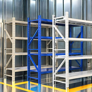 Scaffalatura Metallica Regolabile Senza Bulloni per Magazzino, Scaffale Metallico di Media Portata - Product Image 6