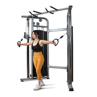 Máquina Multifuncional de Gimnasio con Poleas y Cables Ajustables para Espalda y Brazos, Equipo de Fitness de Acero de Alta Calidad