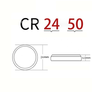 Pile bouton au lithium CR2450 3V 620mAh en vrac - Pour sèche-linge intelligent et télécommande de voiture |   Vente en gros industrielle OEM - Product Image 2