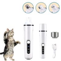 Lime à ongles pour animaux de compagnie à LED haute efficacité, faible bruit, écran LCD, longue durée, coupe-ongles électrique pour chien