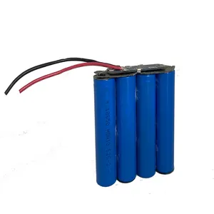 Litech Poder li-ion bateria decker preto 7.4v/14.4v 18650 células 2600mAh pack para monitor fetal