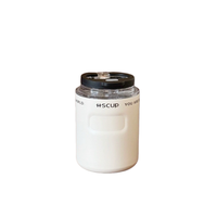 Mug à café isotherme en acier inoxydable, logo personnalisé, cadeau d'entreprise, 301-400 ml, MOQ 50 pièces