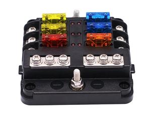 DC 12V/24/32V 100A 6 מעגלים רכב רכב משאית אוטובוס קופסת נתיכים - Product Image 2