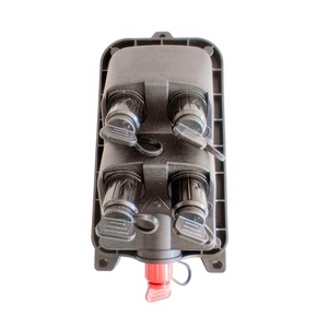 Caja <span class=keywords><strong>de</strong></span> Distribución <span class=keywords><strong>de</strong></span> Cable <span class=keywords><strong>de</strong></span> Fibra Óptica Preconectada CO-NET 4DY 4F IP68 con <span class=keywords><strong>Divisor</strong></span> PLC 1x4 y 4 Puertos - Product Image 1