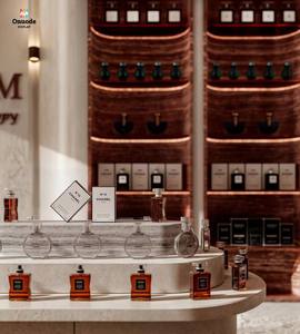 Kiosques de présentation de cosmétiques et de parfums écologiques en bois et métal de luxe |   Vitrines de luxe modernes sur mesure avec éclairage LED intégré - Product Image 6