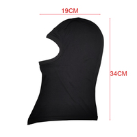 Masque de ski 2027 GECKO MASTER 100% soie filée, masque tactique personnalisé coupe-vent pour moto, cagoule réutilisable unisexe noire