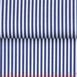 Tessuto di Lusso in Cotone 80S Trattato con Ammoniaca Liquida, Facile da Curare, Tinto in Filo, Tessuto a Righe Twill per Camicie, Uniformi Scolastiche e da Ufficio - Product Image 4