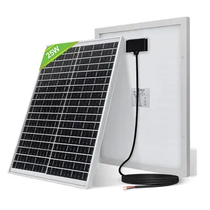 Chi phí rẻ Mono perc năng lượng mặt trời PV Nhà cung cấp 20W 25W 30W Tấm pin mặt trời 50W Monocrystalline Poly panel năng lượng mặt trời 12V cho xe tải Nhà thuyền