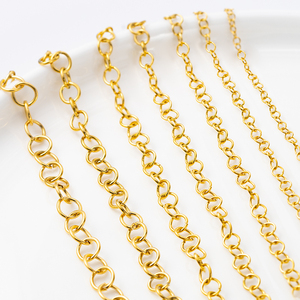 Anneaux ouverts <span class=keywords><strong>en</strong></span> acier inoxydable plaqué <span class=keywords><strong>or</strong></span> et argenté, tailles assorties, connecteurs inaltérables pour bijoux de chaîne DIY - Product Image 3