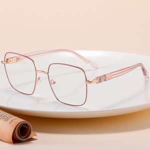 MS 82127, nuevas <span class=keywords><strong>gafas</strong></span> para <span class=keywords><strong>mujer</strong></span>, montura <span class=keywords><strong>de</strong></span> <span class=keywords><strong>gafas</strong></span> cuadradas <span class=keywords><strong>de</strong></span> Metal, lentes ópticas, bloqueo <span class=keywords><strong>de</strong></span> luz azul, <span class=keywords><strong>gafas</strong></span> <span class=keywords><strong>de</strong></span> <span class=keywords><strong>moda</strong></span>, logotipo personalizado - Product Image 3