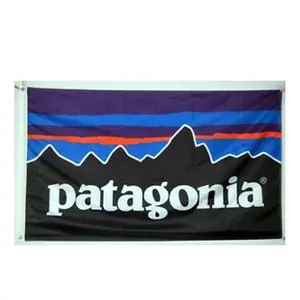 ที่กำหนดเองการออกแบบที่แตกต่างกัน100% 3x5ft โพลี Patagonia แบนเนอร์ธง