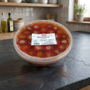 Peperoncini Ripieni Salati Semi-Morbidi Fatti a Mano Tissi, Confezione Famiglia al Tonno 1,8 kg, Snack di Mare, Sapore di Carne e Pollame - Product Image 3