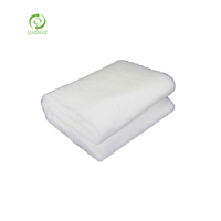 Ouate de lavage en polyester de haute qualité pour courtepointe et vêtements, rembourrage en coton, fibre non tissée, feuille de fibre