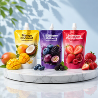 Pochettes souples YSH à bec verseur en plastique, avec film de lamination brillant, pour boissons, prix de gros, pour fournisseurs