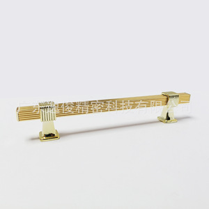 Tirador de Armario de Aluminio 8019 Negro Dorado, Diseño Contemporáneo, Herraje Duradero para Muebles - Product Image 3