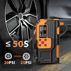 2025 professionnel 8000 MAh numérique Powerbank chargeur de batterie de <span class=keywords><strong>voiture</strong></span> câble de démarrage de saut et <span class=keywords><strong>avec</strong></span> pompe à air de gonflage de pneu - Product Image 3