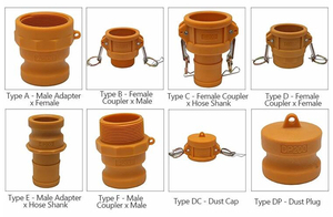All Models Brass PP SS Material Camlock Couplings Quick Coupling with NPT and BSPT <strong>Threads</strong> Cam <strong>Lock</strong> - Product Image 6