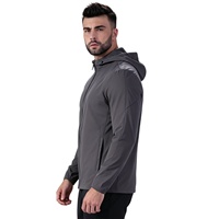 Veste coupe-vent technique haut de gamme pour homme, personnalisée, tissée, écologique, imperméable, respirante, vêtements de sport d'extérieur OEM