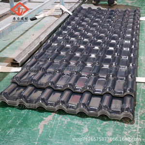 Foshan Synthetic Resin Roof Tile ASA2258 2.5mm-3.0mm Thickness Corrugated PVC For Roof Waterproofing - Product Image 4