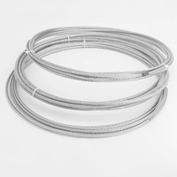 Câble en acier inoxydable 304/316/316L, construction FC/IWRC, câble en acier multibrins pour levage et amarrage