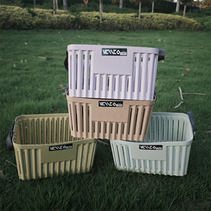 YENCO Plastic <b>Storage</b> Basket Square With Handle For <b>Kitchen</b> Drainage And Household Use - Product Image 1