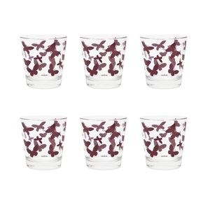 Juego de 6 vasos Excelsa de 25 cl con diseño de mariposas Violace - Product Image 2