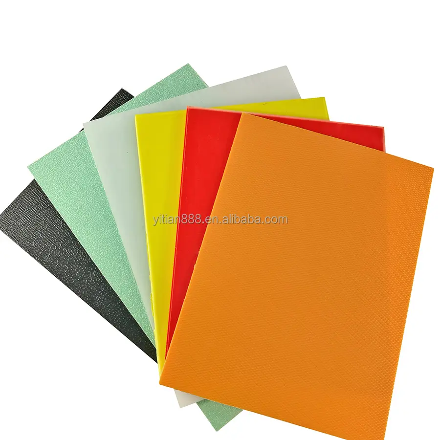 Foglio di polietilene HDPE foglio di plastica ABS ad alto impatto cina PP PS color Board Plate per la formatura sottovuoto