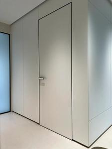 <span class=keywords><strong>Porte</strong></span> intérieure invisible sans cadre, design grille en <span class=keywords><strong>bois</strong></span>, portes cachées - Product Image 4