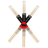 Factory Custom American Hickory Drumsticks 5A 5B 7A Wooden Drum Sticks with Logo Printing OEM Small Quantity Order